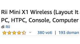 Rii Mini X1 Wireless